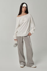 Reset routine loose top, White
