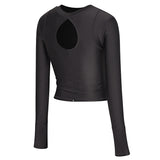 PRINT POINT RASHGUARD [CHARCOAL]