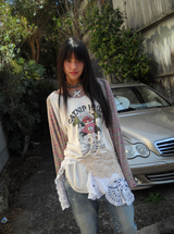 キャットニップハイロングTシャツ multi
