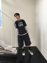 ヘリワークベルトバミューダパンツ5C