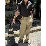 [S/S] ベルトコットンワイドパンツ（3色）
