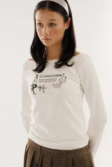 Marlene tee - ivory