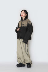 Gradation denim jacket