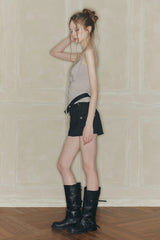 CORSET PANEL TOP grey