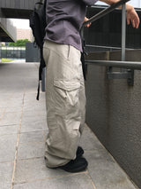Barz Cut Curved Wide Pants 4C