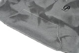 クロップダメージスウェットシャツ (BLACK)
