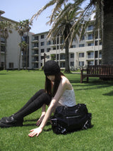 glossy stud 2way bag