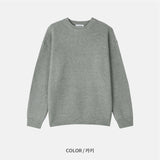 ウールハチラウンドニット (7 Colors)