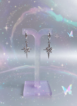 [少女時代 テヨン Piercing] ラブ プラネット ハギーズ ピアス - Silver Color
