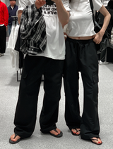 KEFラスリング カーゴ ワイド エラスティック パンツ / 6カラー