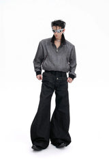 Banana Cut Wide Jeans