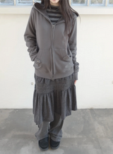 bold shirring skirt