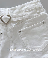 Heart Charm Daily Cotton Shorts 3 Colors