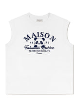 UNISEX オーバーフィットベアフットタンクトップ　ホワイト (FCE2TS403M)