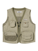 UTILITY STRING POCKET VEST [LIGHT OLIVE]