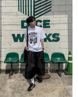 Weaver Printing Oversized Half Sleeve Tee