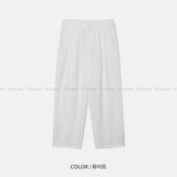 LMN リヴァンツータックワイドスラックス (4 colors)