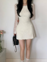 [MADE] Liris ribbon lace dress