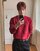 Lido Wool V-neck Crop Knit