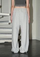 (4th reorder) stud twinkle jogger pt - grey
