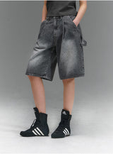 BTB : ウェーブウォッシングカーペンターショーツ [GRAY CORE] [UNISEX]