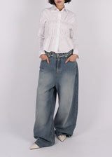 DIA EYELET DENIM