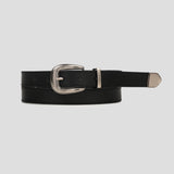 Cow leather western belt