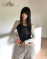 Tarom Raglan Long-Sleeve Knit Top
