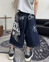 Foen Stitch Bermuda Denim Pants