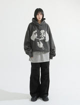 Smoking pigment overfit hoodie