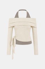Arielle Halter Wrap Tee