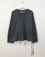 Plaid Check Low Blouse (2color)