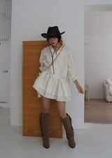 FRINGE SUEDE LONG BOOTS