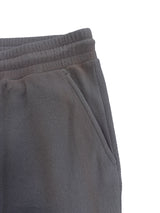 FLEECE SPRAY-DIRT CROSS LINE HEM DRAWSTRING ADJUSTABLE SWEATPANTS