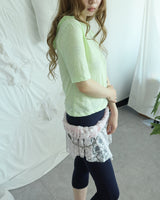 PICNIC HOOD 3/4 SLEEVE T-SHIRT