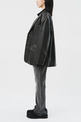 (W) Slit Flare Denim