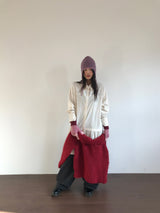 [MD Pick]ウールタッチブラッシュVネックニット (4 Colors)