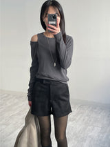 Suede Brushed Shorts