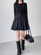 corduroy balloon skirts