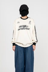 リスポベルベットトラック長袖Tシャツ