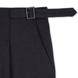 ダブルバックルスラックスワイドパンツ