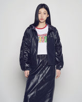 26SS WOMAN ナイロンシャーリングロングスカート