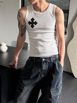 Cross muscle fit sleeveless(2color)