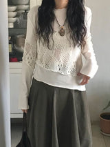 hoke パンチングニット