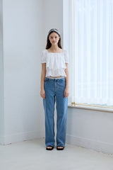 TIERED PUFF BLOUSE
