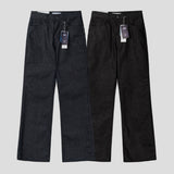 Chase Herringbone Wide Denim Pants