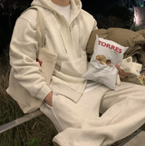 【Setup】Logane Base Brushed 2-WAY Hooded Zip-Up Setup