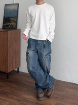 コアベーシッククロップロングスリーブTシャツ (5color) (No.1000)