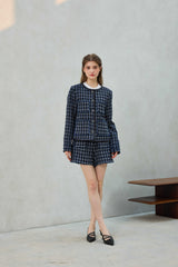COMELY TWEED JACKET / BLACK