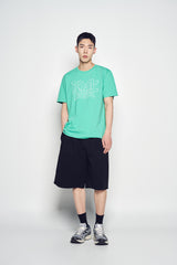 25SS ADLV PLANET SHORT SLEEVE T-SHIRT DARK LIGHT GREEN